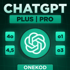🔮ChatGPT PLUS | PRO 4.5 /o4 + SORA БЕЗ ВХОДА БЫСТРО