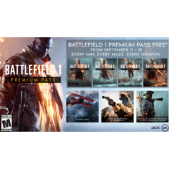 battlefield 1 revolution - premium pass  PC EA app 👑♘
