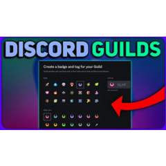 Discord servers guild with tag
