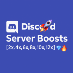 🟦 Discord | 🚀Server Boosts[4x, 6x, 8x, 10x, 12x, 14x]