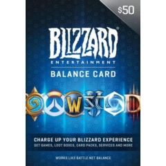 Battle.net 50 USD Подарочная Карта Blizzard