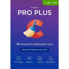 Ccleaner professional plus Key  (3 year - 3 Devices)