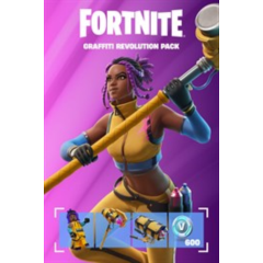 💎 FORTNITE Революция граффити + 600 VB XBOX КЛЮЧ 💎