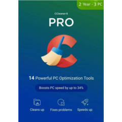 CCleaner Professional 2025 Key 2 Year-3 Devices Windows