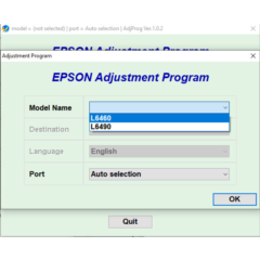 Epson L6460 L6490 Adjustment Program