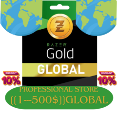 🔻RAZER GOLD Global ⚡Подарочная карта ⚡[[ 1--500 ]] USD