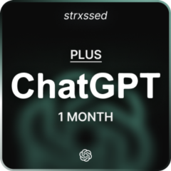 ChatGPT 4.5/o1/o3 | PLUS | SORA | 1 МЕС