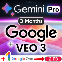 Gemini AI Pro | Veo 3 | 3 МЕСЯЦА | ЧАСТНЫЙ | Гарантия