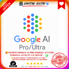 Gemini Google AI Pro/Google AI Ultra — личный кабинет