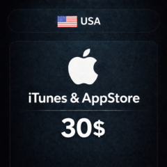 🍎 Подарочная карта Apple iTunes (USA) 30$