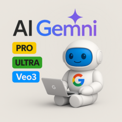 Подписка Google AI Pro/Ultra 🍭VEO 3/ 🍭 Gemini 2.5