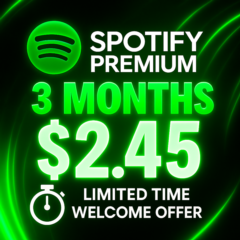 Spotify Premium на 3+ месяцев – всего $2.45 🔥