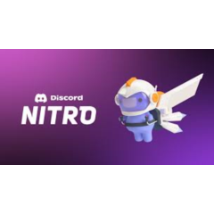 💜🤍 GIFT KEY FOR DISCORD NITRO 💜 1 MONTH + 2 BOOSTS