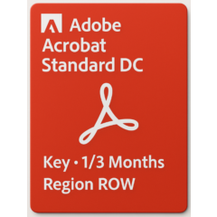 ADOBE ACROBAT STANDARD DC KEY  🔑 1/3 Months ROW