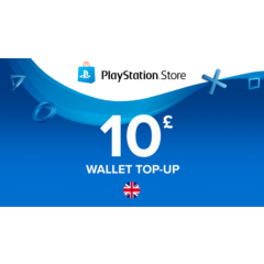 Карта PlayStation(PSN) 10 GBP (Фунтов)
