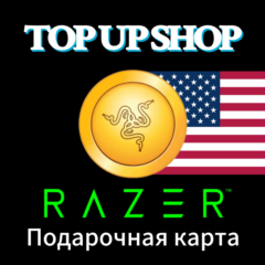⚡️ Razer Gold 50 USD: Пополнение аккаунта, выгодно! ⚡️
