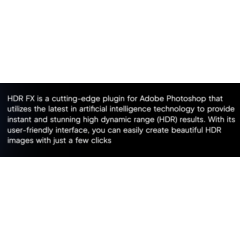 HDR FX Key Lifetime Distinct AI