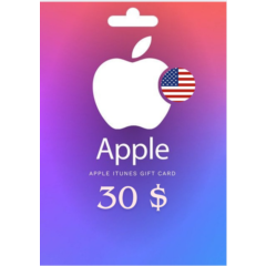 🔻iTunes ⚡Подарочная карта [[ 30 ]] США 🇺🇲🇺🇲