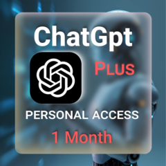 ChatGPT PLUS 1 месяц ИНДИВИДУАЛЬНАЯ ПОДПИСКА