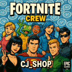 FORTNITE CREW | ОТРЯД ФОРТНАЙТ | Epic Games | 1000 вб