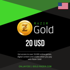 24/7 АВТО | Razer Gold США (US/USD) $20