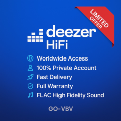 Deezer 🇺🇸 – Инд. HiFi | 1M | Глобально ✅🌍 PRO USA