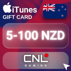 Apple и iTunes 5-100 NZD (Подарочная карта)