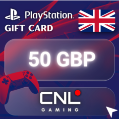 24/7 АВТО | PlayStation 50 GBP (подарочная карта)