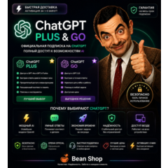 Чат GPT GO | PLUS 5.5 | НА ВАШ АККАУНТ [БЫСТРО]