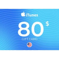 24/7 АВТО | Apple 80 долларов США (подарочная карта)