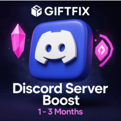 БУСТ СЕРВЕРА DISCORD NITRO 1-3-6-12 МЕСЯЦ ДИСКОРД