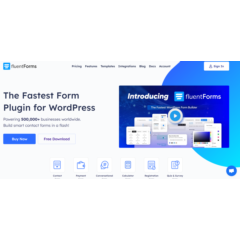 Лицензия Fluent Forms Pro на один год/бессрочно оригина