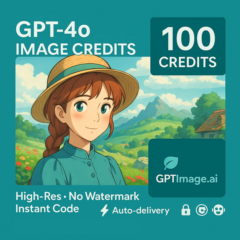 GPT-4o кредиты изображений · 100 — мгновенный код • Glo