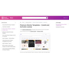 Лицензия Starter Templates на год/навсегда оригинальная