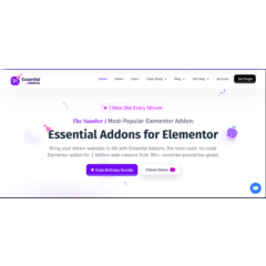 Лицензия Essential Addons  на год/навсегда оригинальная
