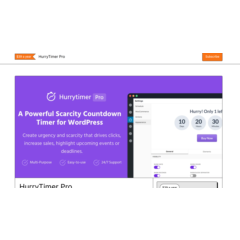 Последняя версия плагина HurryTimer PRO GPL