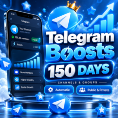 Telegram Бусты – 150 дней