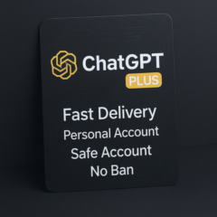Личный аккаунт ChatGPT Plus — мгновенное пополнение и а