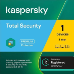 Kaspersky Total Security 1 Device 3 Years USA Region