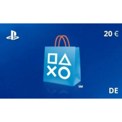 Подарочная карта PlayStation Store 20 евро DE-регион