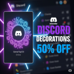 ⚡️ DISCORD Decorations Avater Profile Effect Cheapest