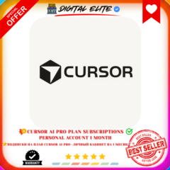 Подписка на план Cursor AI PRO—личный кабинет на 1 мес