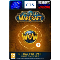 World of Warcraft (WoW) Тайм карта 60 дней EU-RU-СНГ