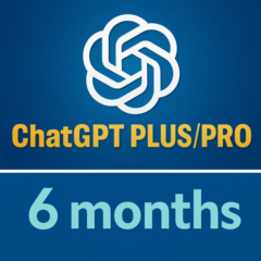 ChatGPT PLUS 6 месяц 89$ 5 × Sora × БЕЗ ВХОДА × БЕЗ ко
