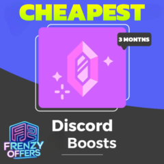 Буст сервера Discord — 3 месяца