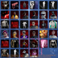 🎶Vampire: The Masquerade - Bloodhunt🎖️Твич Дропсы🎮34 предметов + 🎁