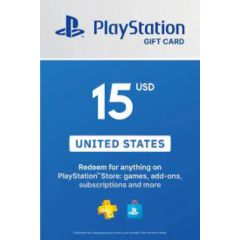 24/7 АВТО | PlayStation 15 USD (подарочная карта)