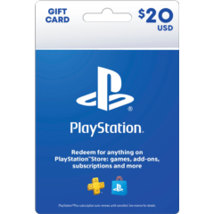 24/7 АВТО | PlayStation 20 USD (подарочная карта)