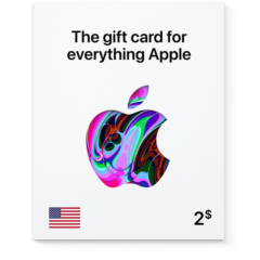 Подарочная карта Apple (USA) для  AppStore и  iTunes