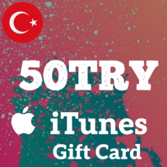 🍏💵 Turkey Apple iTunes Gift Card 50 TRY